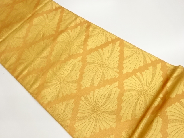 JAPANESE FUKURO OBI / WOVEN ABSTRACT RHOMBUS